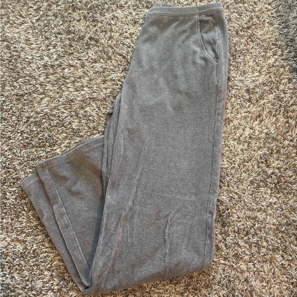 L.L. Bean Charcoal Knit Pants